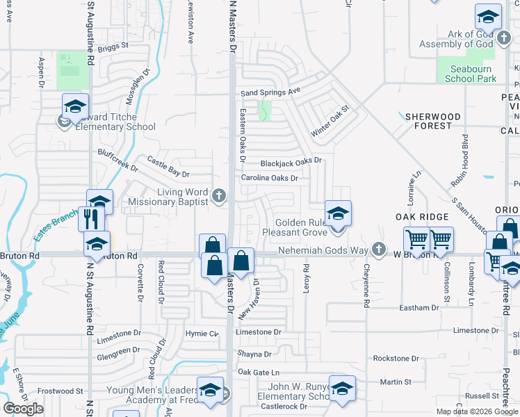 map of restaurants, bars, coffee shops, grocery stores, and more near 2255 Nantucket Village Drive in Dallas