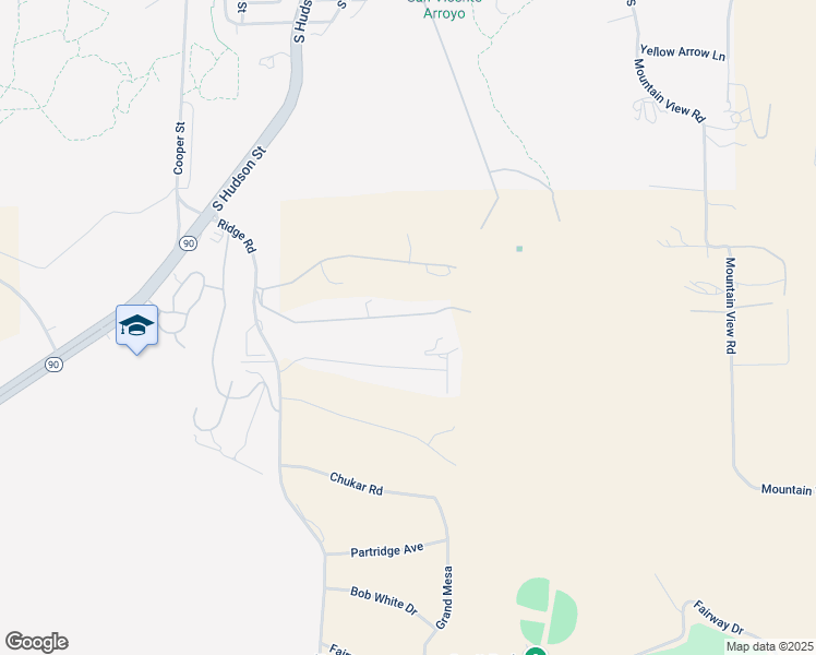 map of restaurants, bars, coffee shops, grocery stores, and more near 620 Mountain View Drive in Silver City