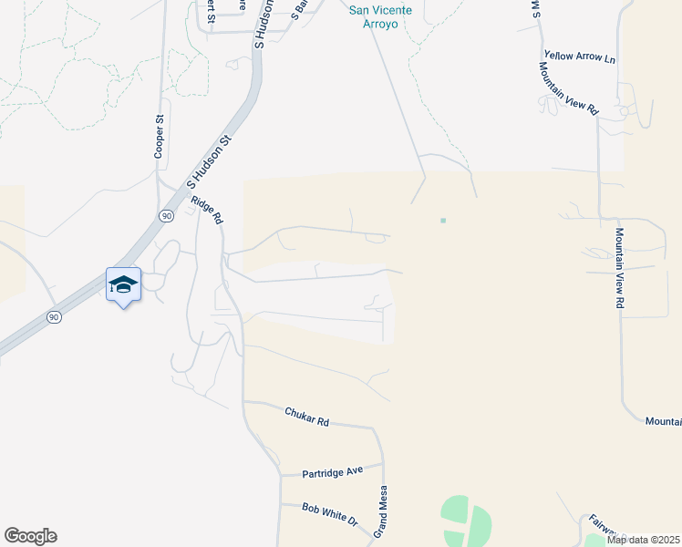 map of restaurants, bars, coffee shops, grocery stores, and more near 620 Mountain View Drive in Silver City