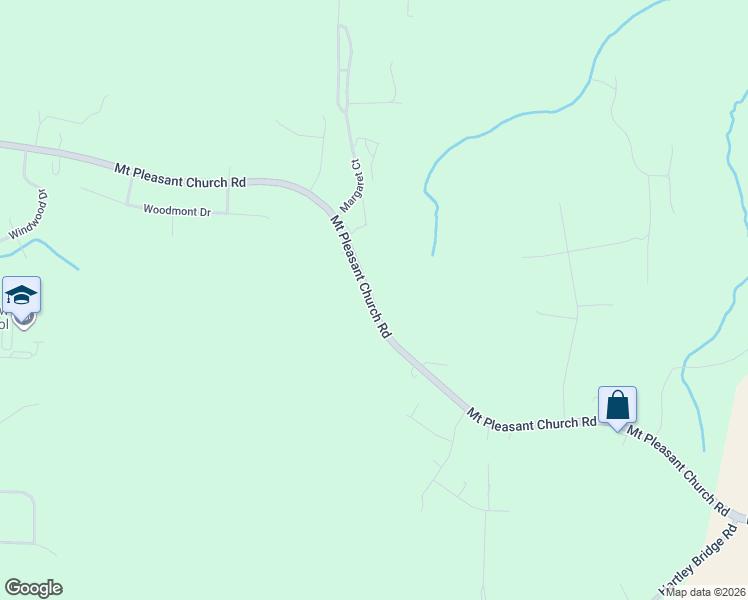 map of restaurants, bars, coffee shops, grocery stores, and more near 5385 Mount Pleasant Church Road in Macon