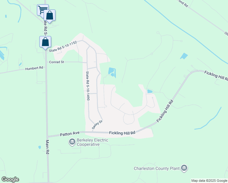 map of restaurants, bars, coffee shops, grocery stores, and more near 3524 Great Egret Drive in Johns Island