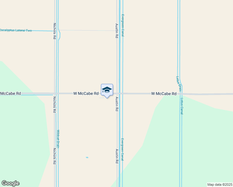 map of restaurants, bars, coffee shops, grocery stores, and more near 701 West McCabe Road in El Centro