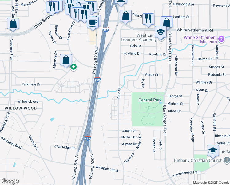 704 Dale Lane, White Settlement TX - Walk Score