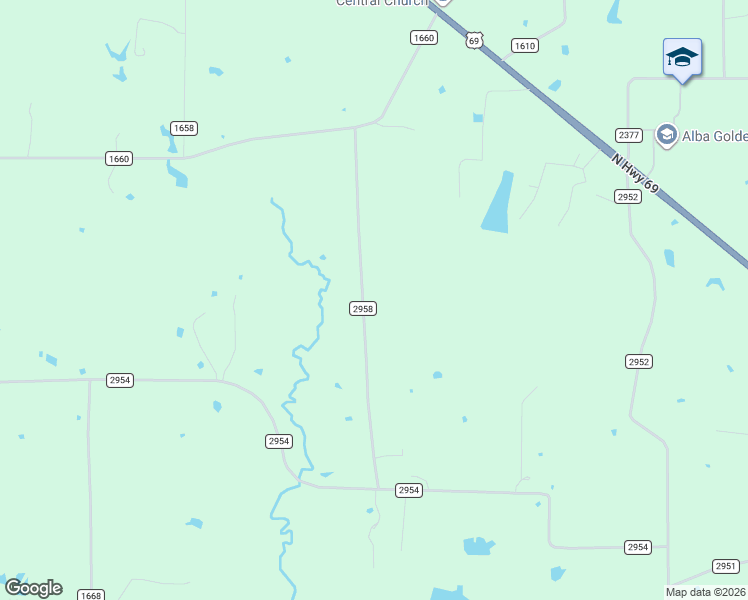 map of restaurants, bars, coffee shops, grocery stores, and more near 6768 FM 779 in Alba