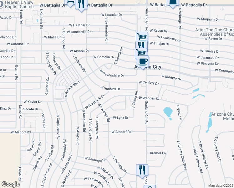 10018 West Wenden Drive, Arizona City AZ Walk Score