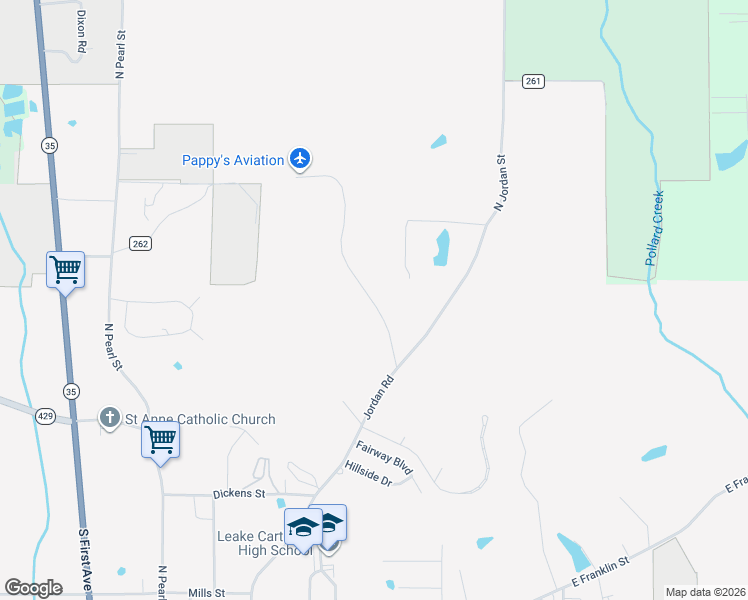 map of restaurants, bars, coffee shops, grocery stores, and more near in Carthage