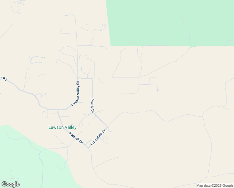 map of restaurants, bars, coffee shops, grocery stores, and more near Bunny Drive in San Diego County