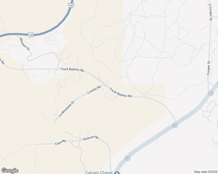 map of restaurants, bars, coffee shops, grocery stores, and more near Truck Bypass Road in Silver City