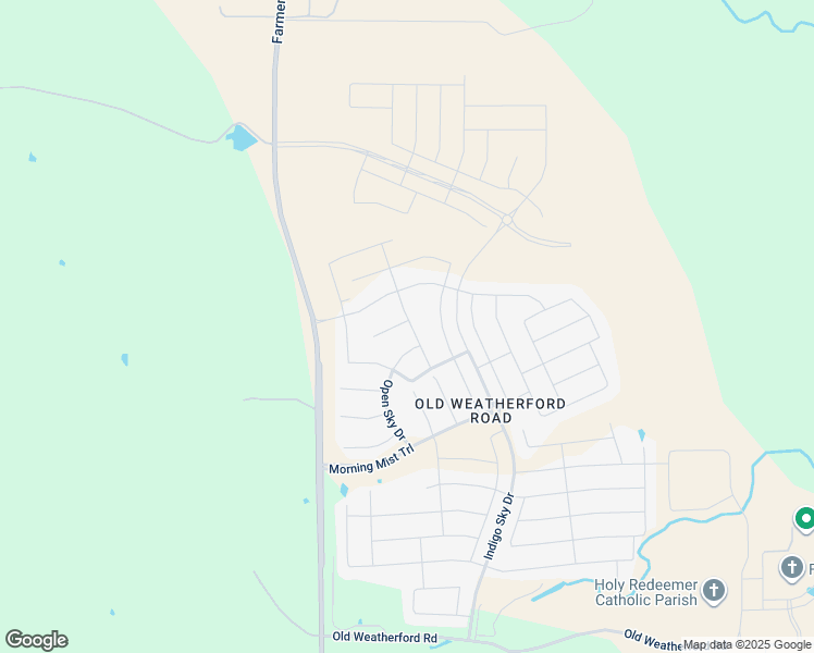 map of restaurants, bars, coffee shops, grocery stores, and more near 15036 Amber Sky Drive in Aledo