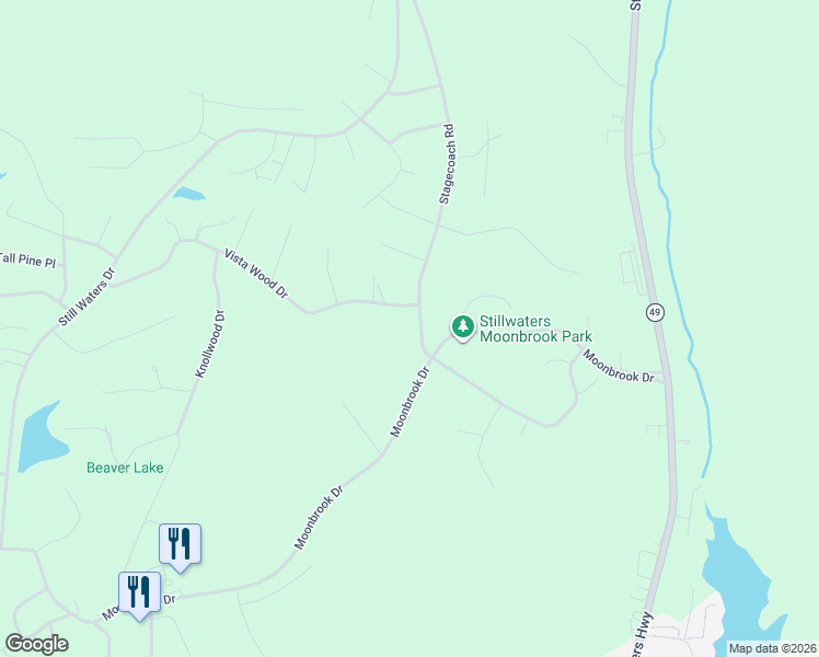 map of restaurants, bars, coffee shops, grocery stores, and more near 668 Stage Coach Road in Dadeville