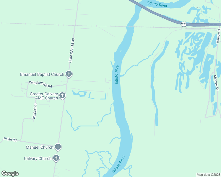 map of restaurants, bars, coffee shops, grocery stores, and more near 409 Perkins Path in Jacksonboro