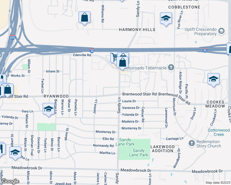 map of restaurants, bars, coffee shops, grocery stores, and more near in Fort Worth