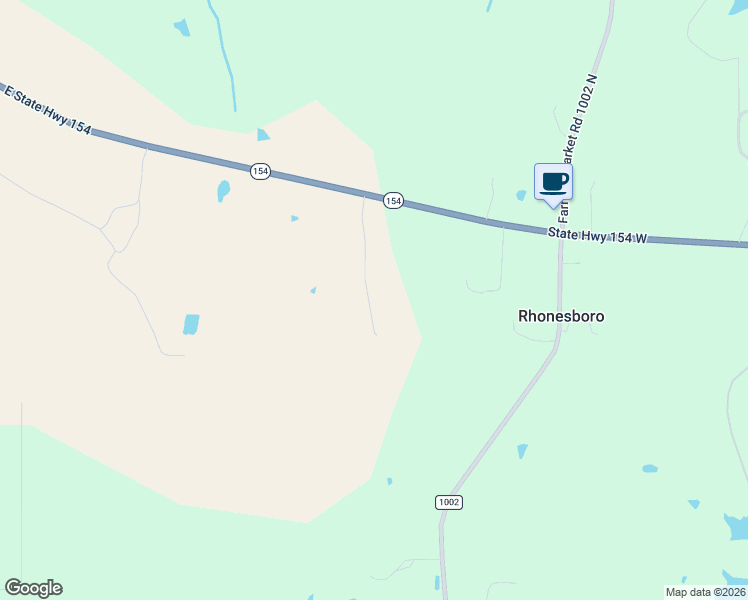 map of restaurants, bars, coffee shops, grocery stores, and more near 176 PR 3052 Private Road 3052 in Big Sandy