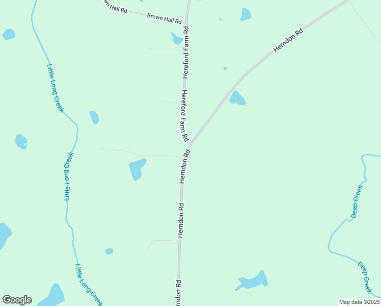 map of restaurants, bars, coffee shops, grocery stores, and more near 1150 Herndon Road in Midville