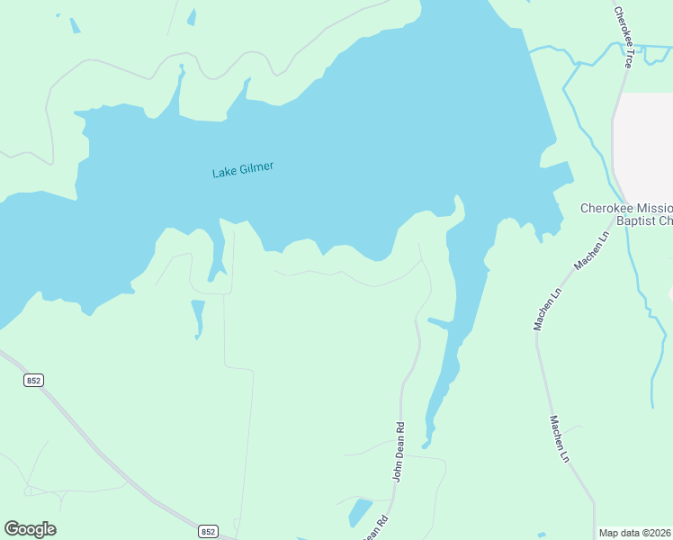 map of restaurants, bars, coffee shops, grocery stores, and more near 5214 Katie Lane in Gilmer