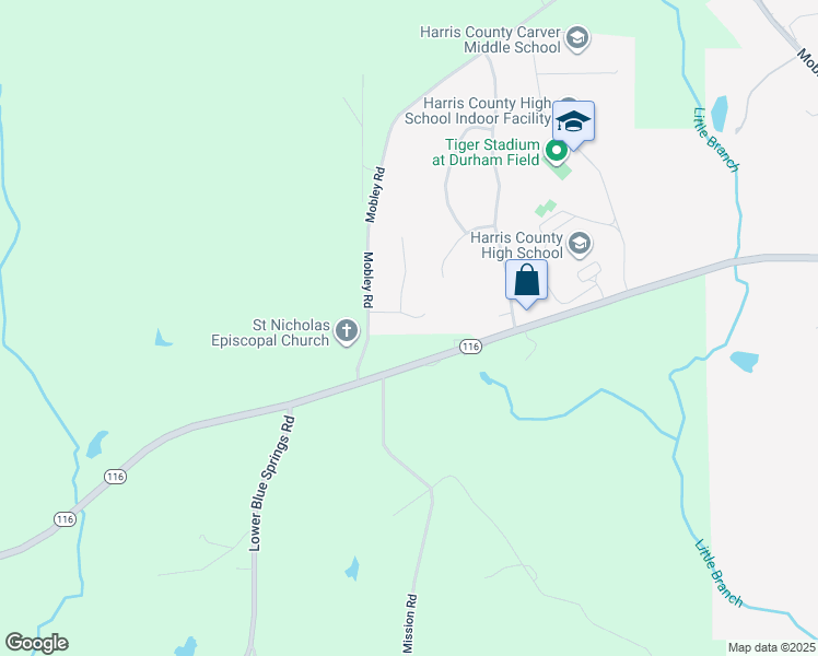 map of restaurants, bars, coffee shops, grocery stores, and more near 100 Mobley Court in Hamilton