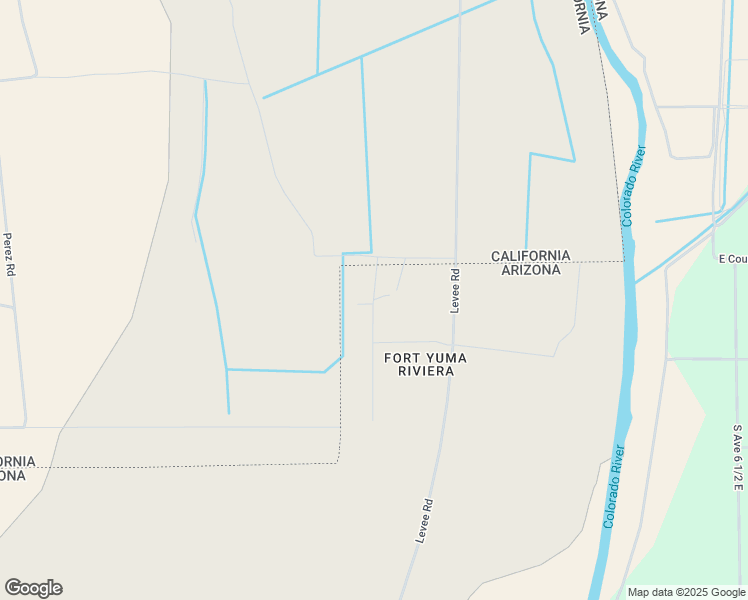 map of restaurants, bars, coffee shops, grocery stores, and more near West Street in Yuma