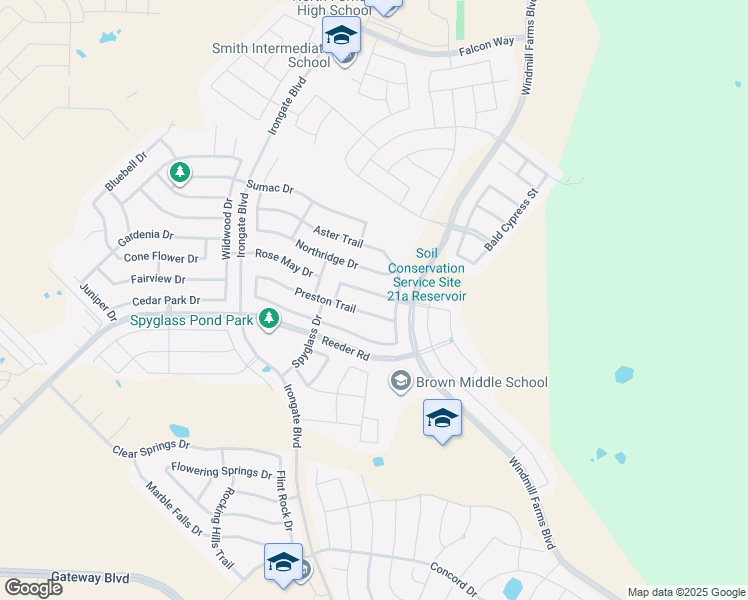 map of restaurants, bars, coffee shops, grocery stores, and more near 2009 Cobblestone Trail in Forney