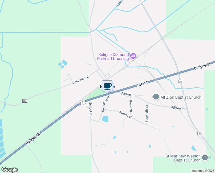 map of restaurants, bars, coffee shops, grocery stores, and more near in Boligee