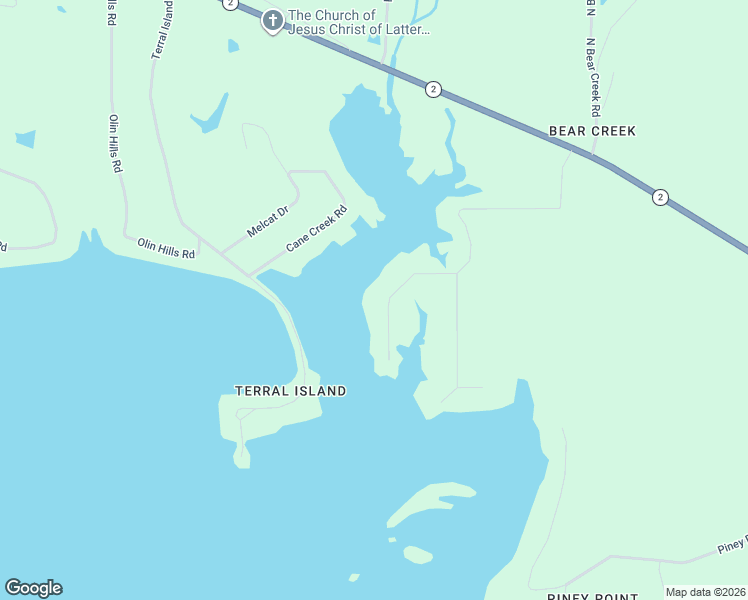 map of restaurants, bars, coffee shops, grocery stores, and more near 5541 Bear Creek Road in Farmerville