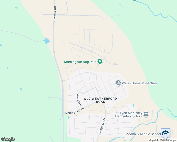 map of restaurants, bars, coffee shops, grocery stores, and more near 15016 Gladstone Drive in Aledo