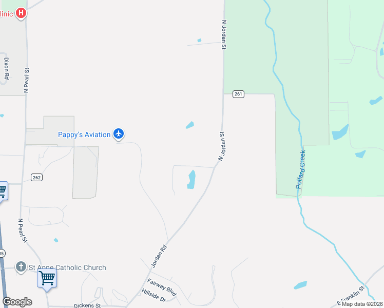 map of restaurants, bars, coffee shops, grocery stores, and more near 210 Pioneer Hills Road in Carthage