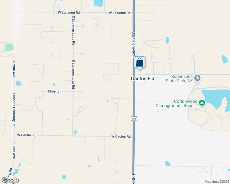 map of restaurants, bars, coffee shops, grocery stores, and more near 963 West 61st Drive in Safford