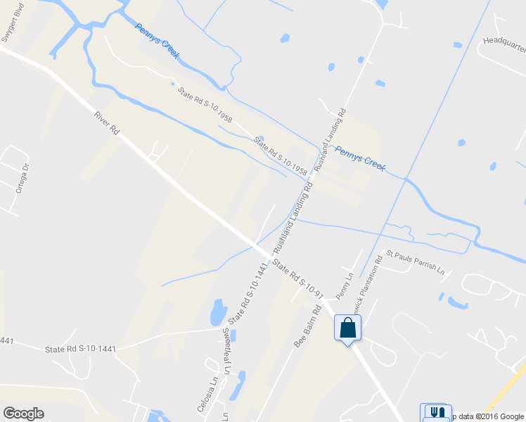 map of restaurants, bars, coffee shops, grocery stores, and more near 3019 Rushland Mews in Johns Island