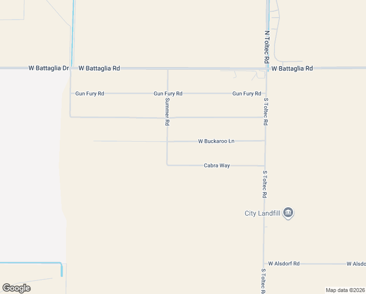 map of restaurants, bars, coffee shops, grocery stores, and more near 5545 West Buckaroo Lane in Eloy