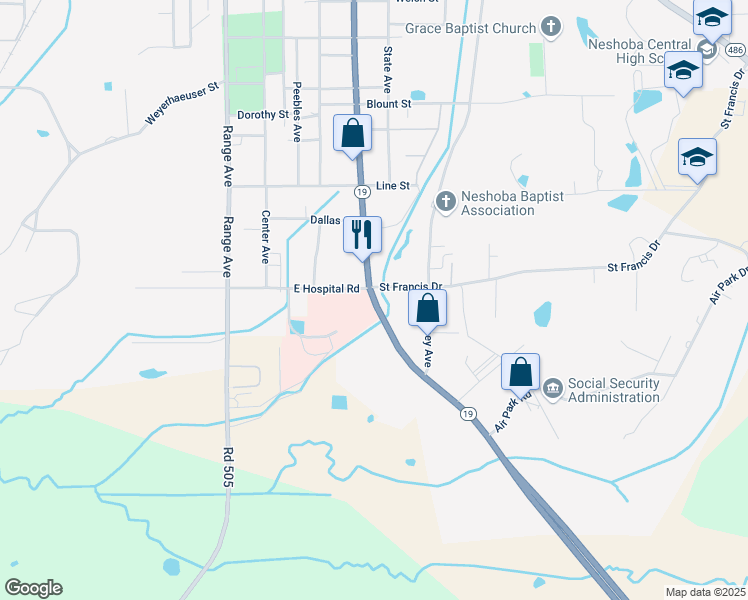 map of restaurants, bars, coffee shops, grocery stores, and more near 907-915 Holland Avenue in Philadelphia