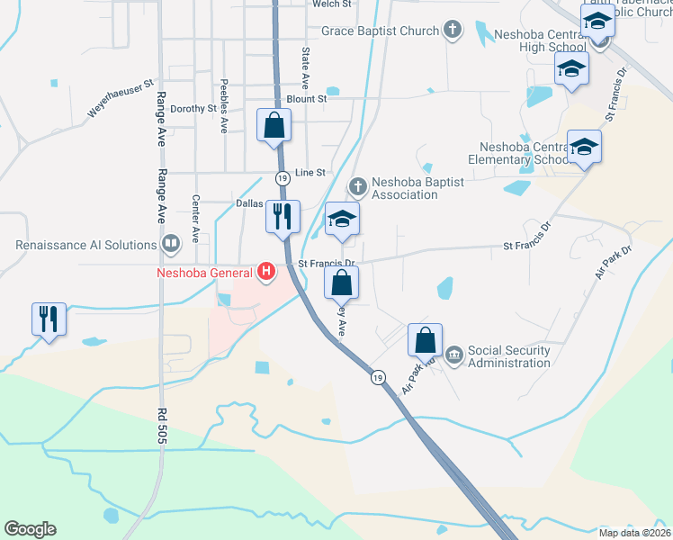 map of restaurants, bars, coffee shops, grocery stores, and more near 101-199 Posey Avenue in Philadelphia