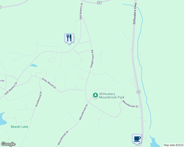 map of restaurants, bars, coffee shops, grocery stores, and more near 543 Stagecoach Road in Dadeville