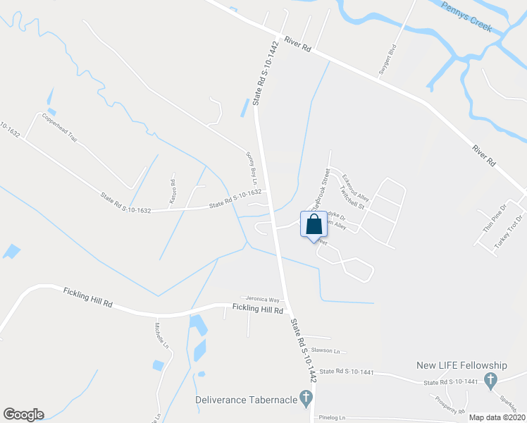 map of restaurants, bars, coffee shops, grocery stores, and more near 2903 Zachary George Lane in Johns Island