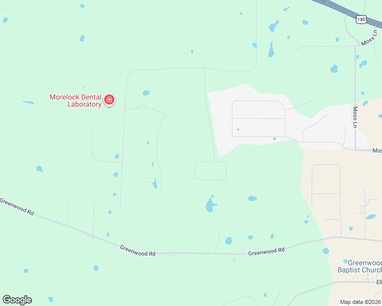 map of restaurants, bars, coffee shops, grocery stores, and more near 158 Forest Creek Circle in Weatherford
