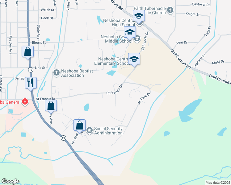 map of restaurants, bars, coffee shops, grocery stores, and more near 5533 Saint Francis Drive in Philadelphia