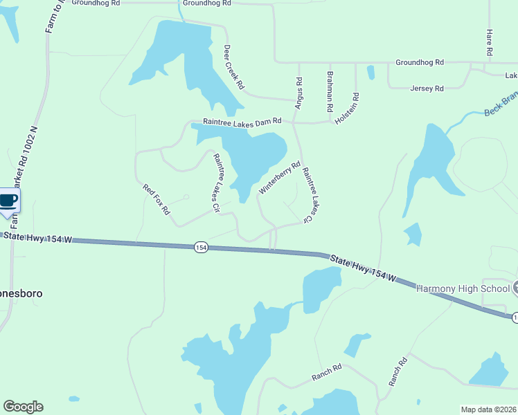 map of restaurants, bars, coffee shops, grocery stores, and more near 174 Winterberry Road in Big Sandy