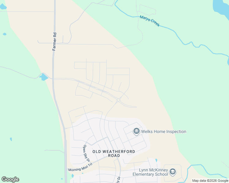 map of restaurants, bars, coffee shops, grocery stores, and more near 884-1072 Farmer Road in Weatherford