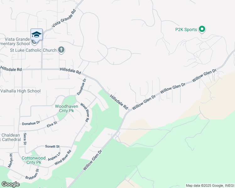 map of restaurants, bars, coffee shops, grocery stores, and more near 1819 Lola Lane in El Cajon