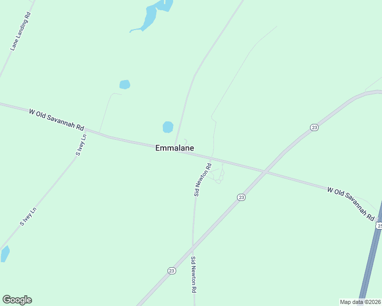 map of restaurants, bars, coffee shops, grocery stores, and more near 3992 West Old Savannah Road in Millen