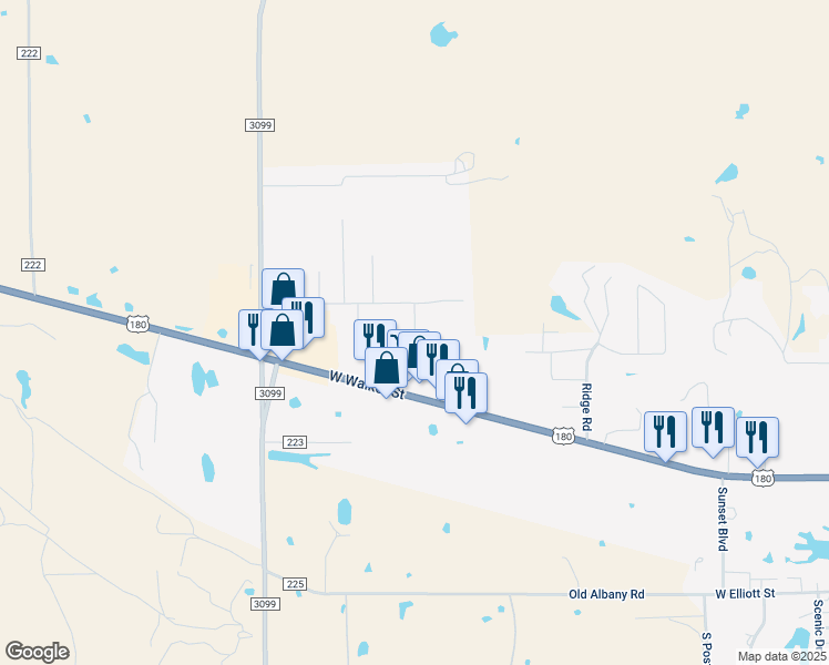 map of restaurants, bars, coffee shops, grocery stores, and more near 104 Gaston Court in Breckenridge