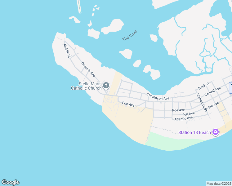 map of restaurants, bars, coffee shops, grocery stores, and more near 1220 Middle Street in Sullivan's Island