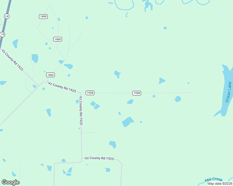 map of restaurants, bars, coffee shops, grocery stores, and more near County Road 1928 in Edgewood