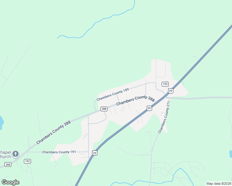 map of restaurants, bars, coffee shops, grocery stores, and more near County Road 189 in Valley
