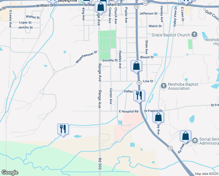 map of restaurants, bars, coffee shops, grocery stores, and more near 1010 Range Avenue in Philadelphia