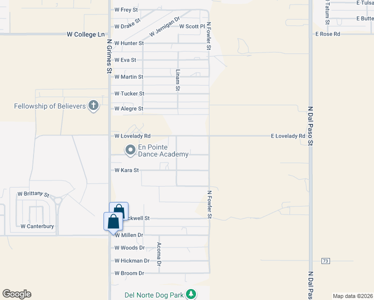 map of restaurants, bars, coffee shops, grocery stores, and more near 228 West Jason Street in Hobbs