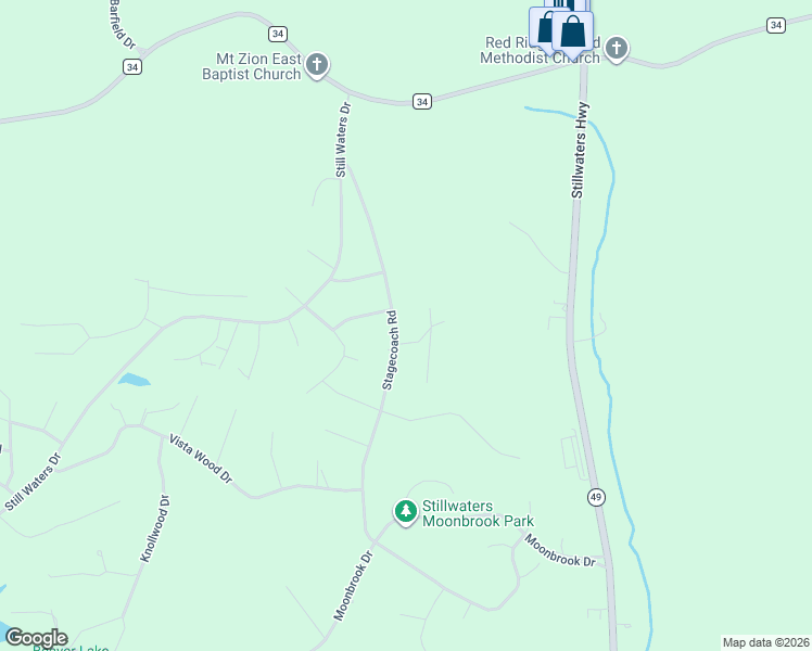 map of restaurants, bars, coffee shops, grocery stores, and more near Big Buck Ln in Dadeville