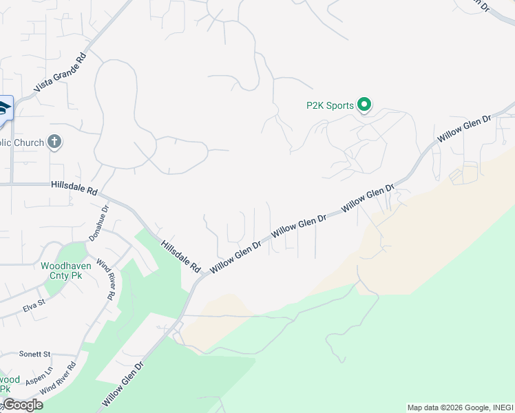 map of restaurants, bars, coffee shops, grocery stores, and more near 2466 Willow Glen Drive in El Cajon