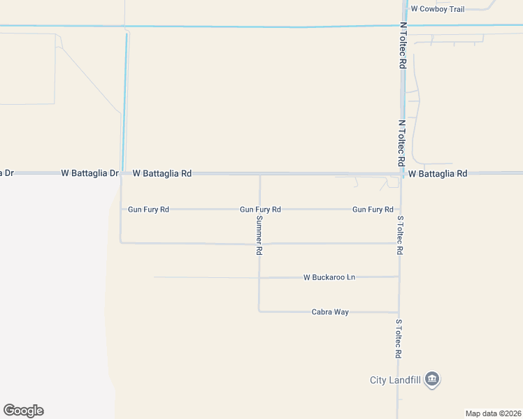 map of restaurants, bars, coffee shops, grocery stores, and more near 5640 Gun Fury Road in Eloy