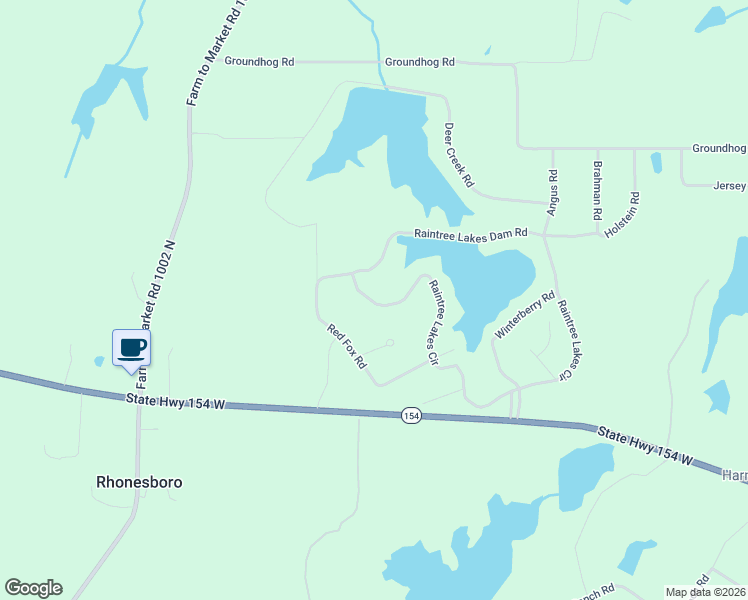 map of restaurants, bars, coffee shops, grocery stores, and more near 1255 Raintree Lakes Circle in Big Sandy