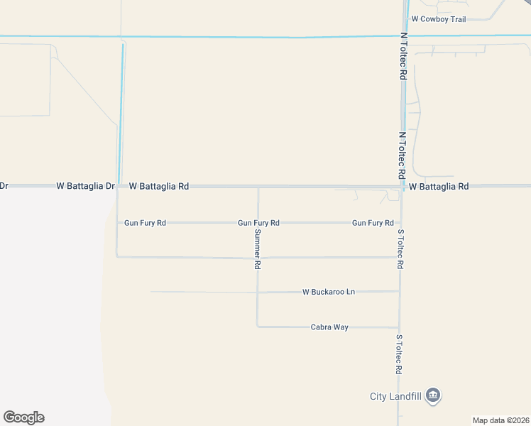 map of restaurants, bars, coffee shops, grocery stores, and more near 5640 Gun Fury Road in Eloy